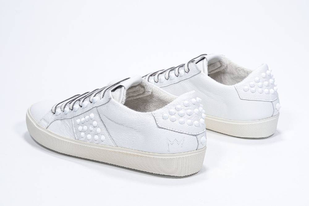 Leather Crown STUDLIGHT | Tutto bianco - BASSE - Donna Prezzo Ridotto
