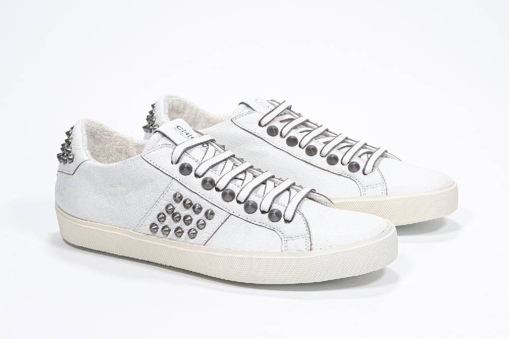 Leather Crown STUDLIGHT | Bianco - BASSE - Donna Novità