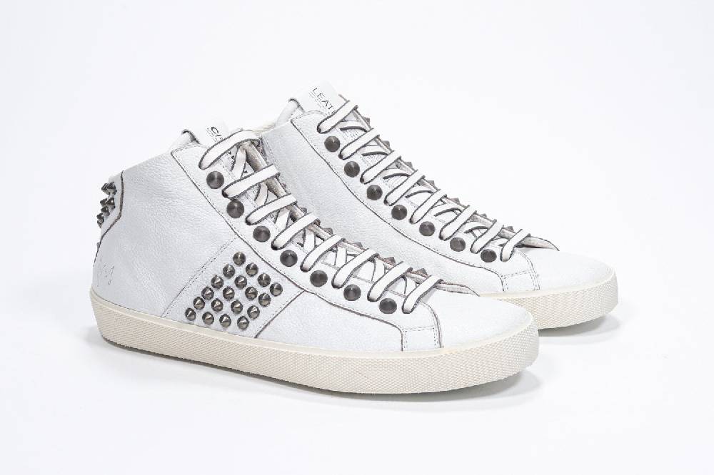 Leather Crown STUDBORN | Vintage Bianche - Alte - Donna Vendita Calda