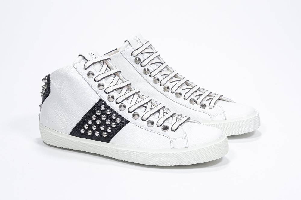 Leather Crown STUDBORN | Bianche & Nere - Alte - Donna Saldi Di Fabbrica