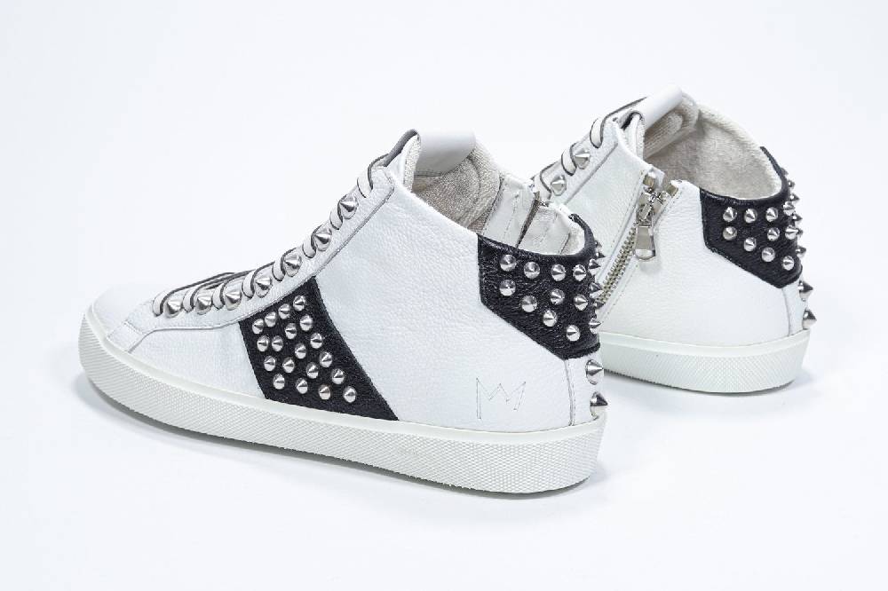 Leather Crown STUDBORN | Bianche & Nere - Alte - Donna Saldi Di Fabbrica