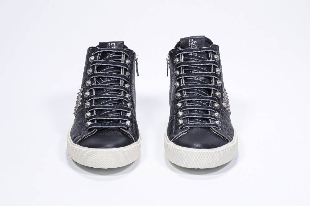 Leather Crown STUDBORN | Vintage Nere - Alte - Donna Vendite Flash