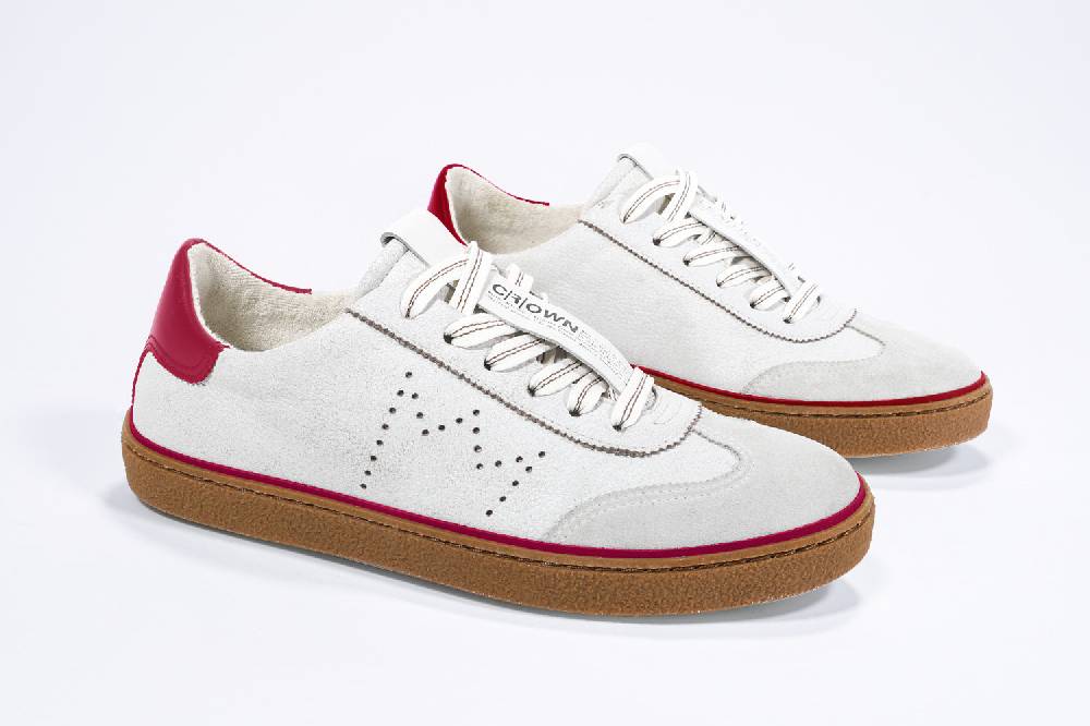 Leather Crown MODEL T | Retro Red - BASSE - Uomo Moda