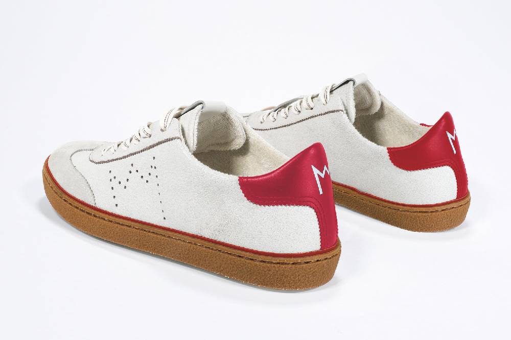 Leather Crown MODEL T | Retro Red - BASSE - Uomo Moda