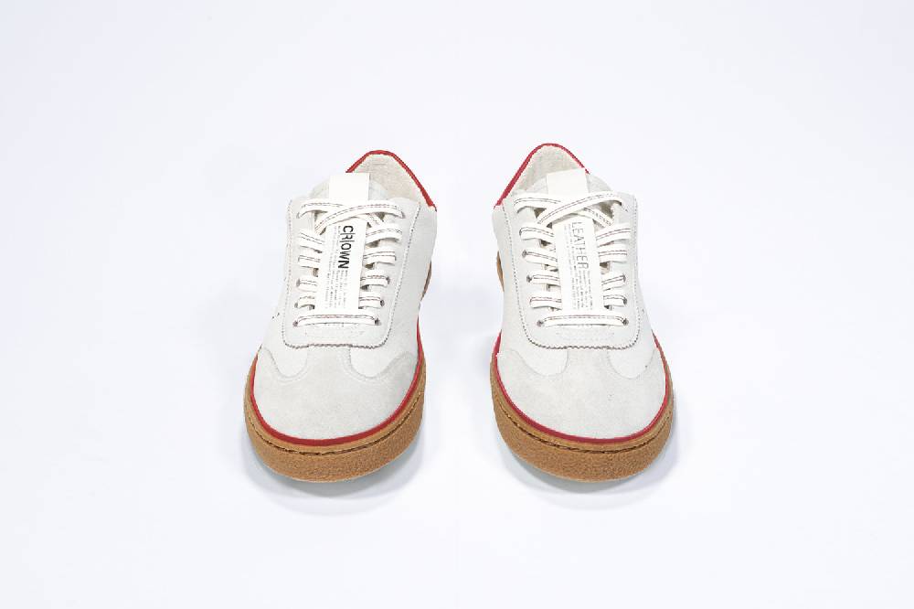 Leather Crown MODEL T | Retro Red - BASSE - Uomo Moda