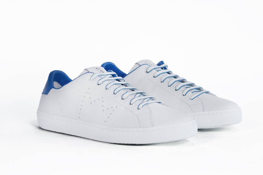 Leather Crown LC06 | Blu & Bianche - Basse - Uomo Italia