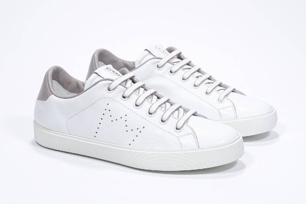 Leather Crown LC06 | Beige & Bianche - Basse - Uomo Vendita
