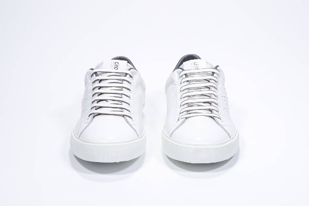 Leather Crown LC06 | Grigio & Bianche - Basse - Uomo Promozione