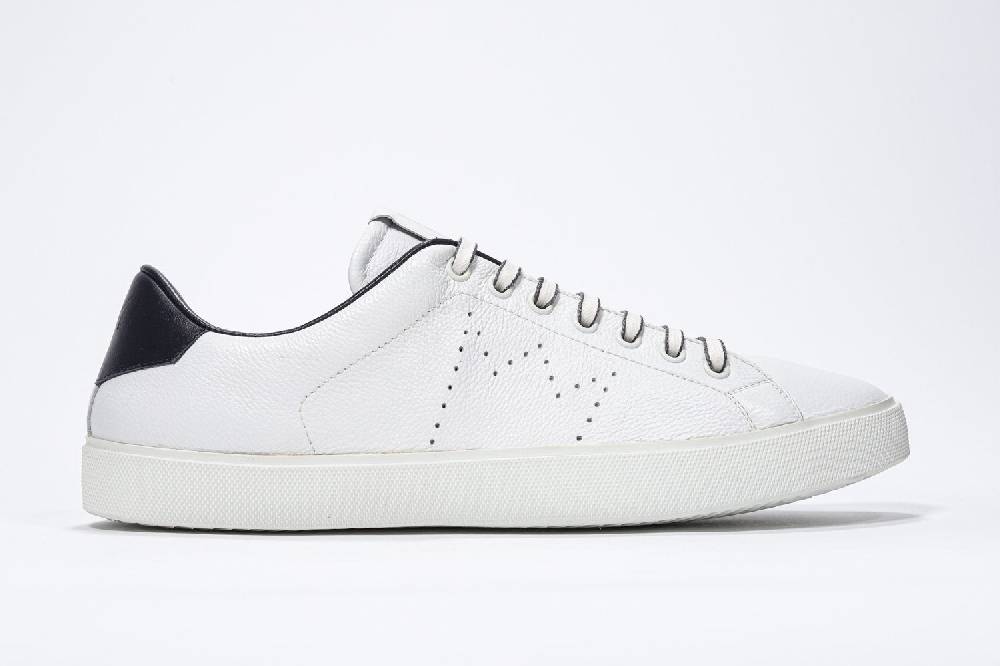 Leather Crown LC06 | Navy & Bianche - Basse - Uomo Pezzi Unici