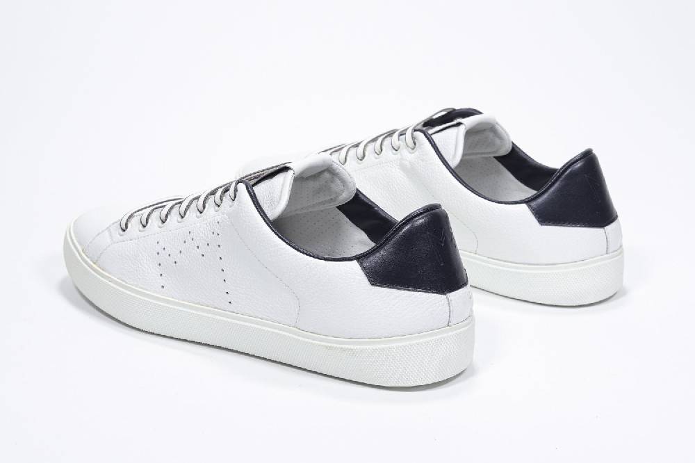 Leather Crown LC06 | Navy & Bianche - Basse - Uomo Pezzi Unici