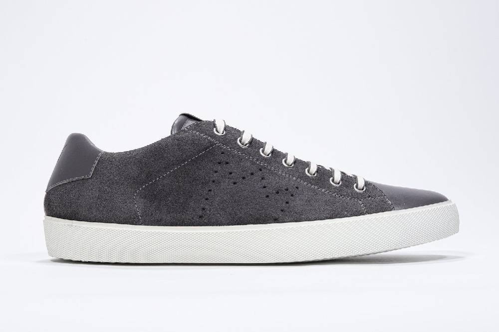 Leather Crown PURE | Grigio scuro - Basse - Uomo Affare Del Giorno