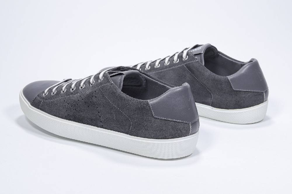 Leather Crown PURE | Grigio scuro - Basse - Uomo Affare Del Giorno