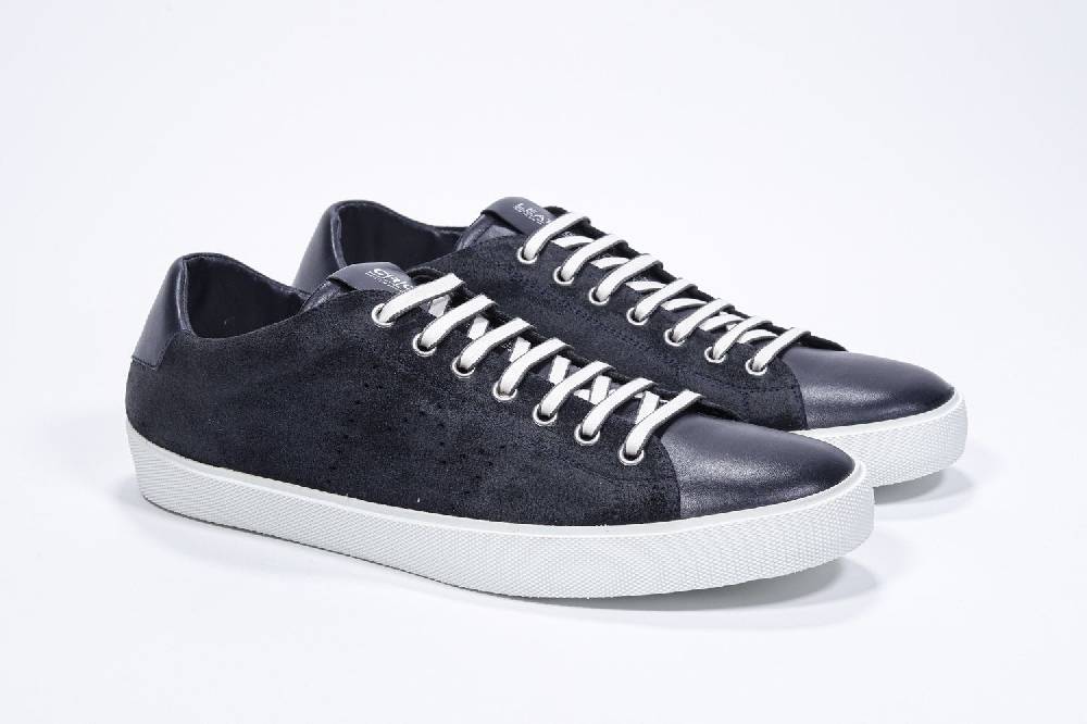Leather Crown PURE | Navy - Basse - Uomo Prezzo Ridotto