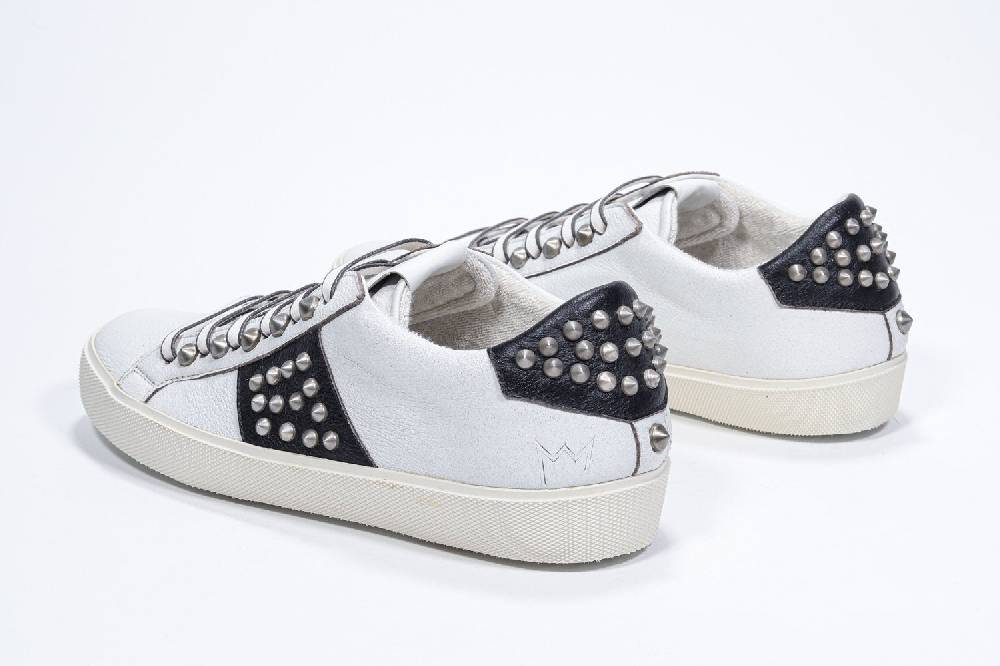 Leather Crown STUDLIGHT | Bianco e nero - BASSE - Uomo Offerta