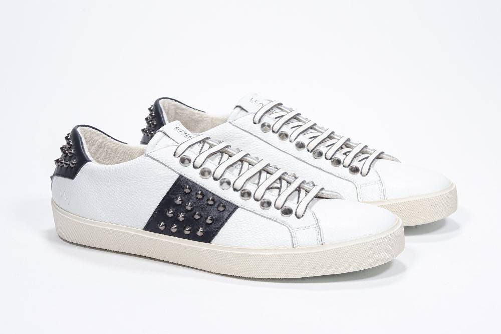 Leather Crown STUDLIGHT | Bianco e Marina - BASSE - Uomo Online