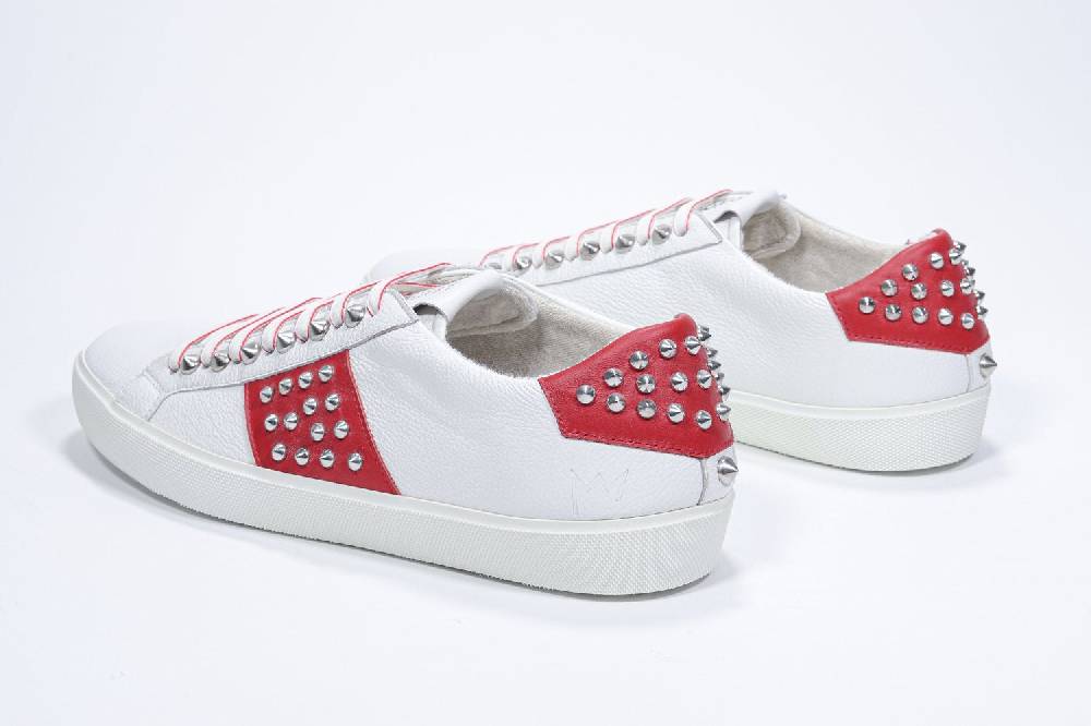 Leather Crown STUDLIGHT | Rosso e bianco - BASSE - Uomo Outlet
