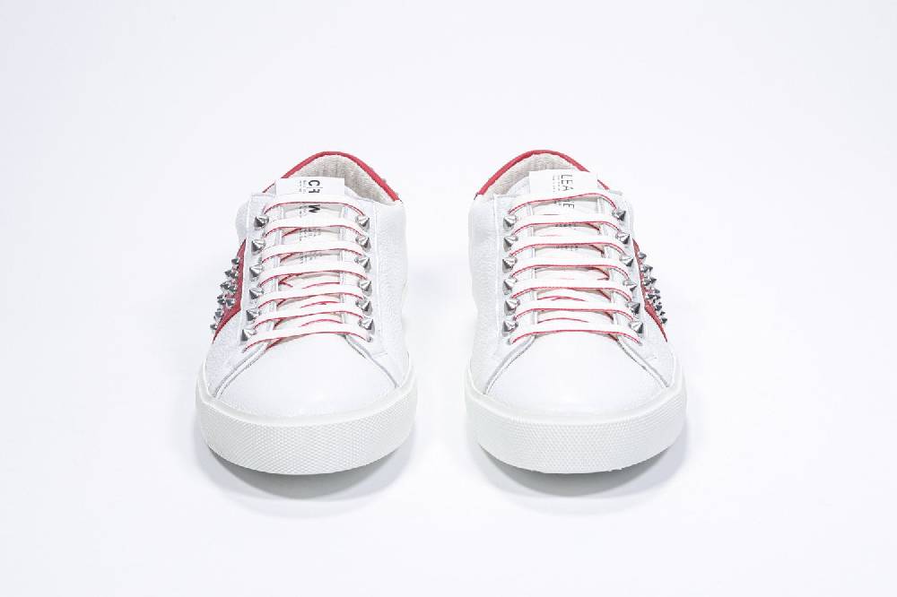 Leather Crown STUDLIGHT | Rosso e bianco - BASSE - Uomo Outlet