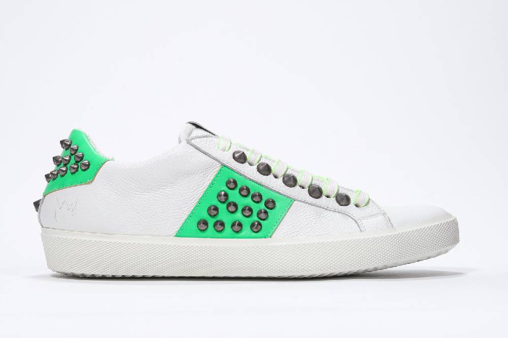 Leather Crown STUDLIGHT | Verde neon - BASSE - Uomo Offerte