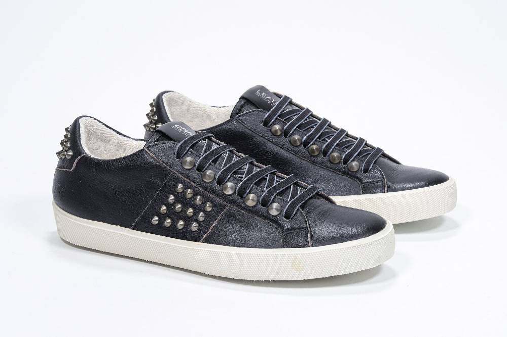 Leather Crown STUDLIGHT | Nero - BASSE - Uomo Vendita Economica