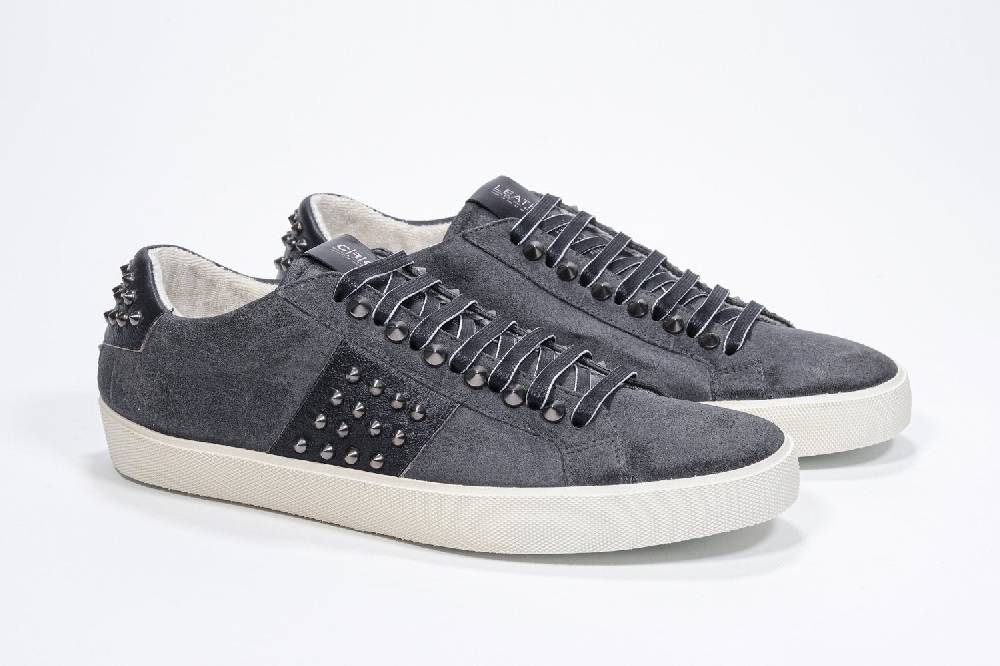 Leather Crown STUDLIGHT | Grigio - BASSE - Uomo Saldi Di Fabbrica