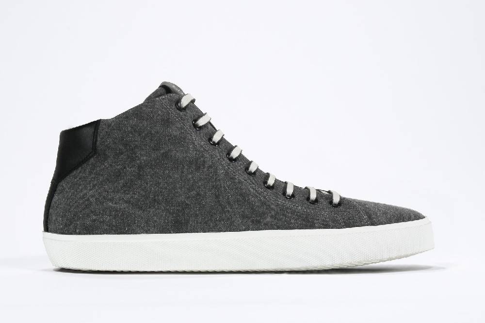 Leather Crown EARTH | Demin nero - Mid Top - Uomo 2025