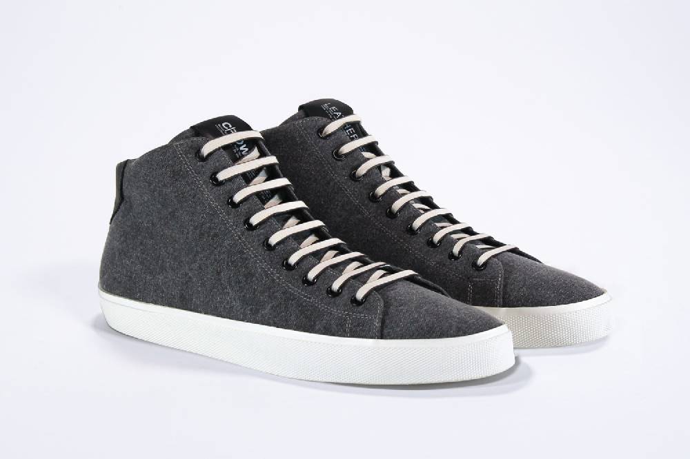 Leather Crown EARTH | Demin nero - Mid Top - Uomo 2025