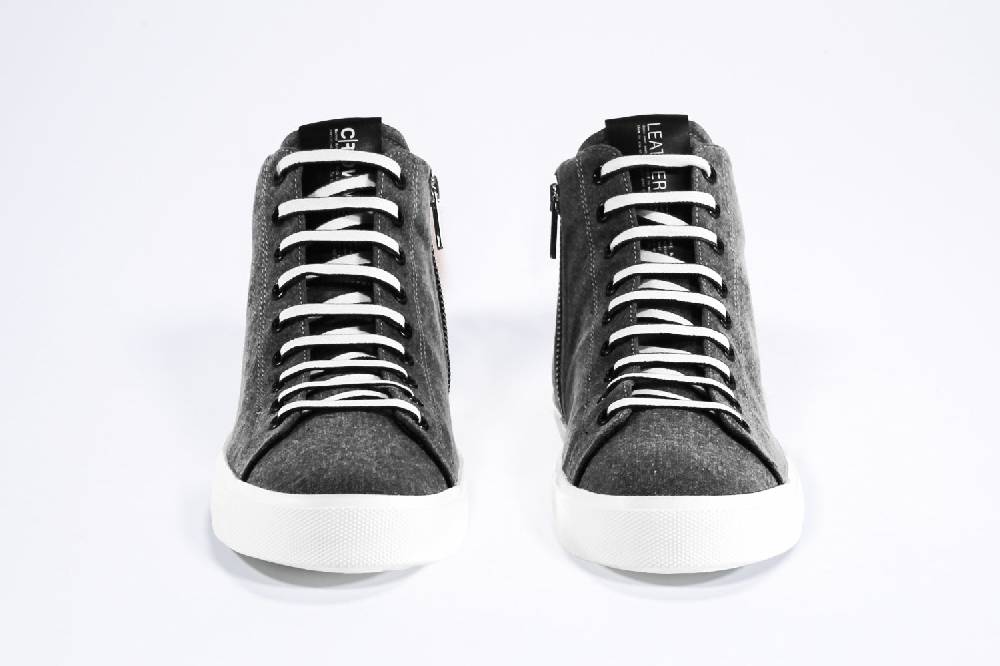 Leather Crown EARTH | Demin nero - Mid Top - Uomo 2025