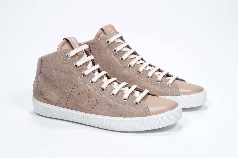 Leather Crown EARTH | Cuoio - Mid Top - Uomo Vendita Calda