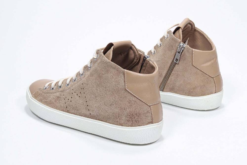Leather Crown EARTH | Cuoio - Mid Top - Uomo Vendita Calda