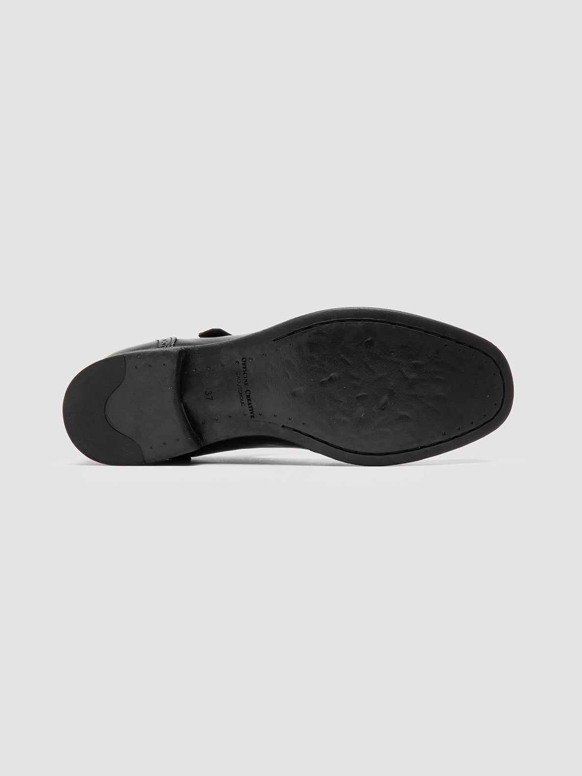 Officine Creative CALIXTE 066 Black Leather Maryjane Loafers Vendita Economica