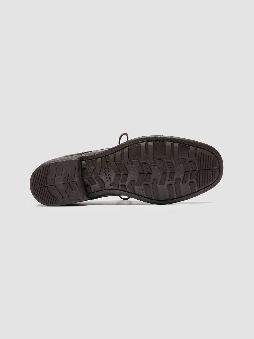 Officine Creative CALIXTE 068 Derby in Pelle Marrone Saldi Di Fabbrica