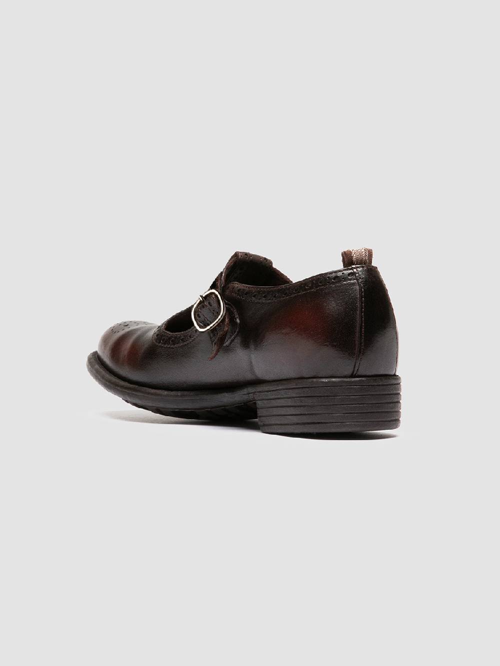 Officine Creative CALIXTE 071 Sandali T-Bar in Pelle Marrone Offerta esclusiva