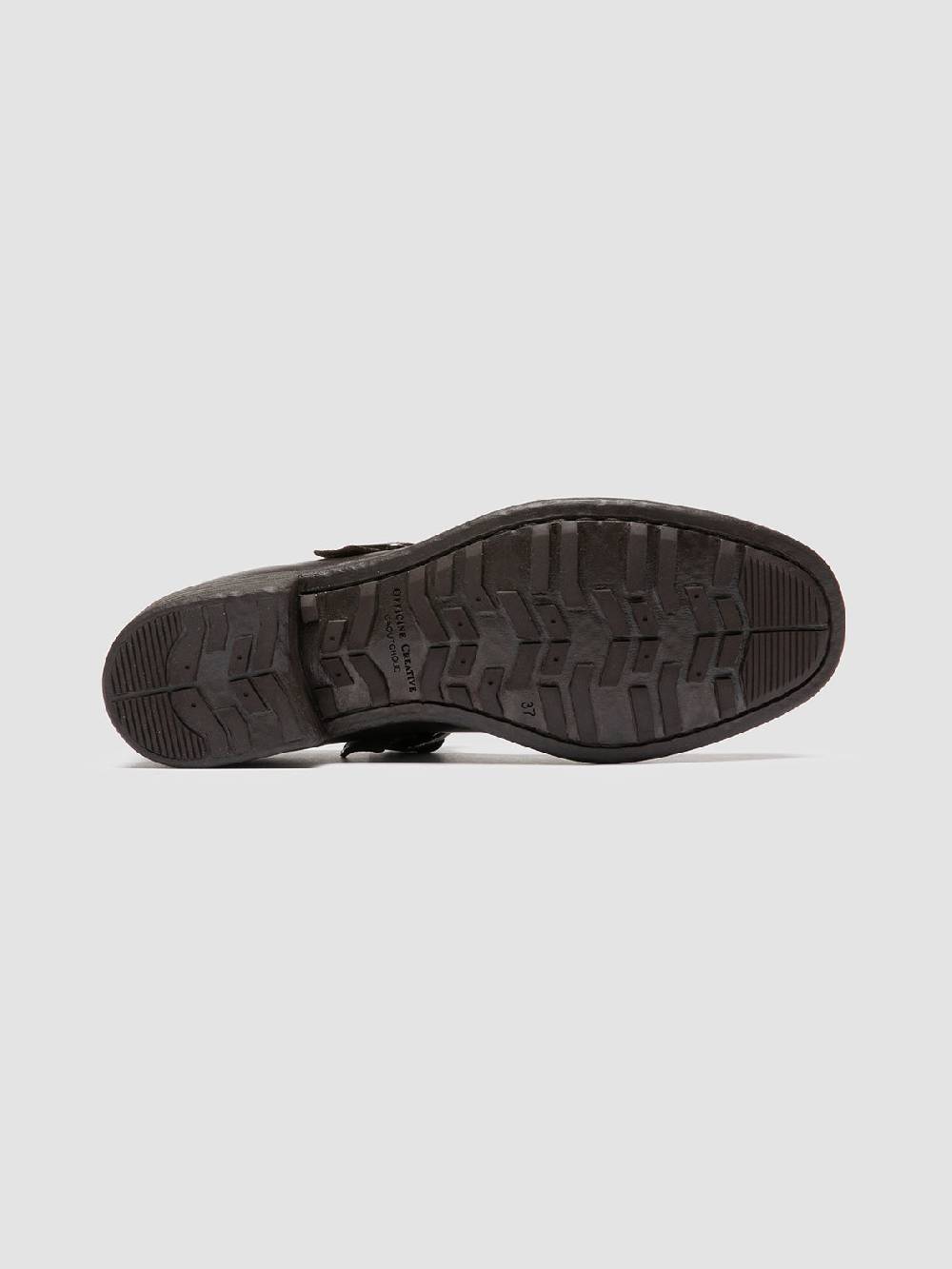Officine Creative CALIXTE 071 Sandali T-Bar in Pelle Marrone Offerta esclusiva