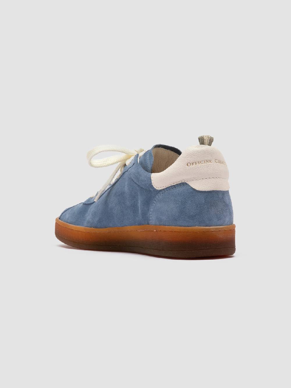 Officine Creative DESTINY 101 Sneakers Basse in Pelle e Camoscio Blu Negozio