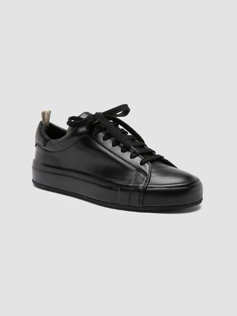 Officine Creative EASY 101 Sneakers Basse in Pelle Nera Cyber Monday