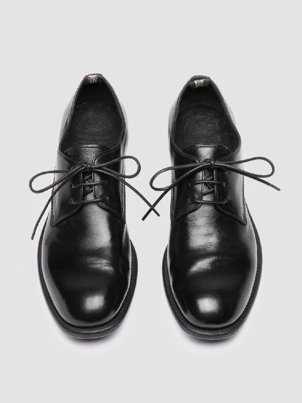 Officine Creative CALIXTE 068 Derby in Pelle Nera Moda