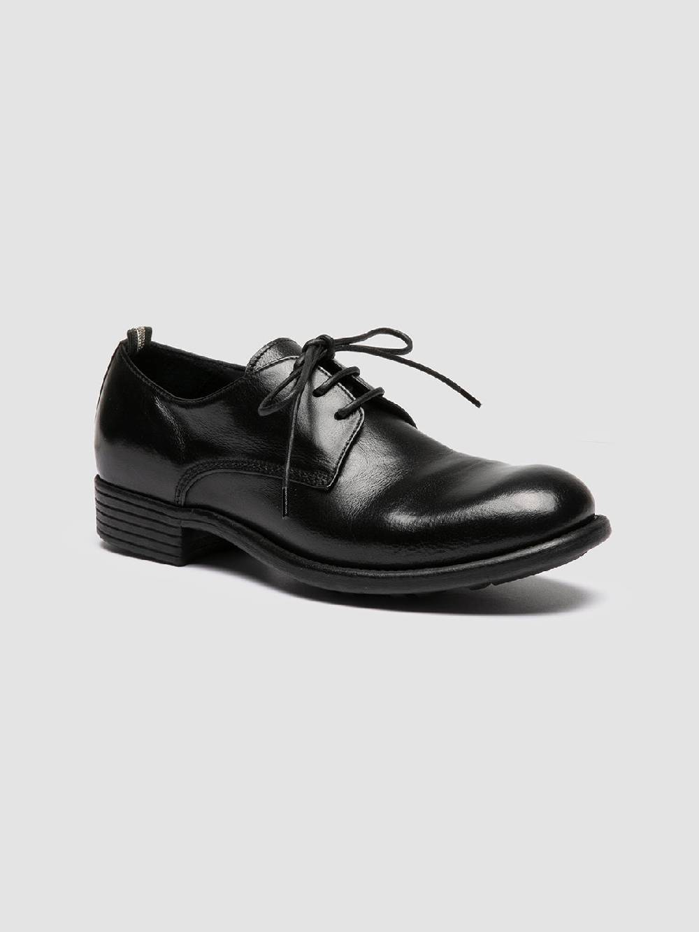 Officine Creative CALIXTE 068 Derby in Pelle Nera Moda
