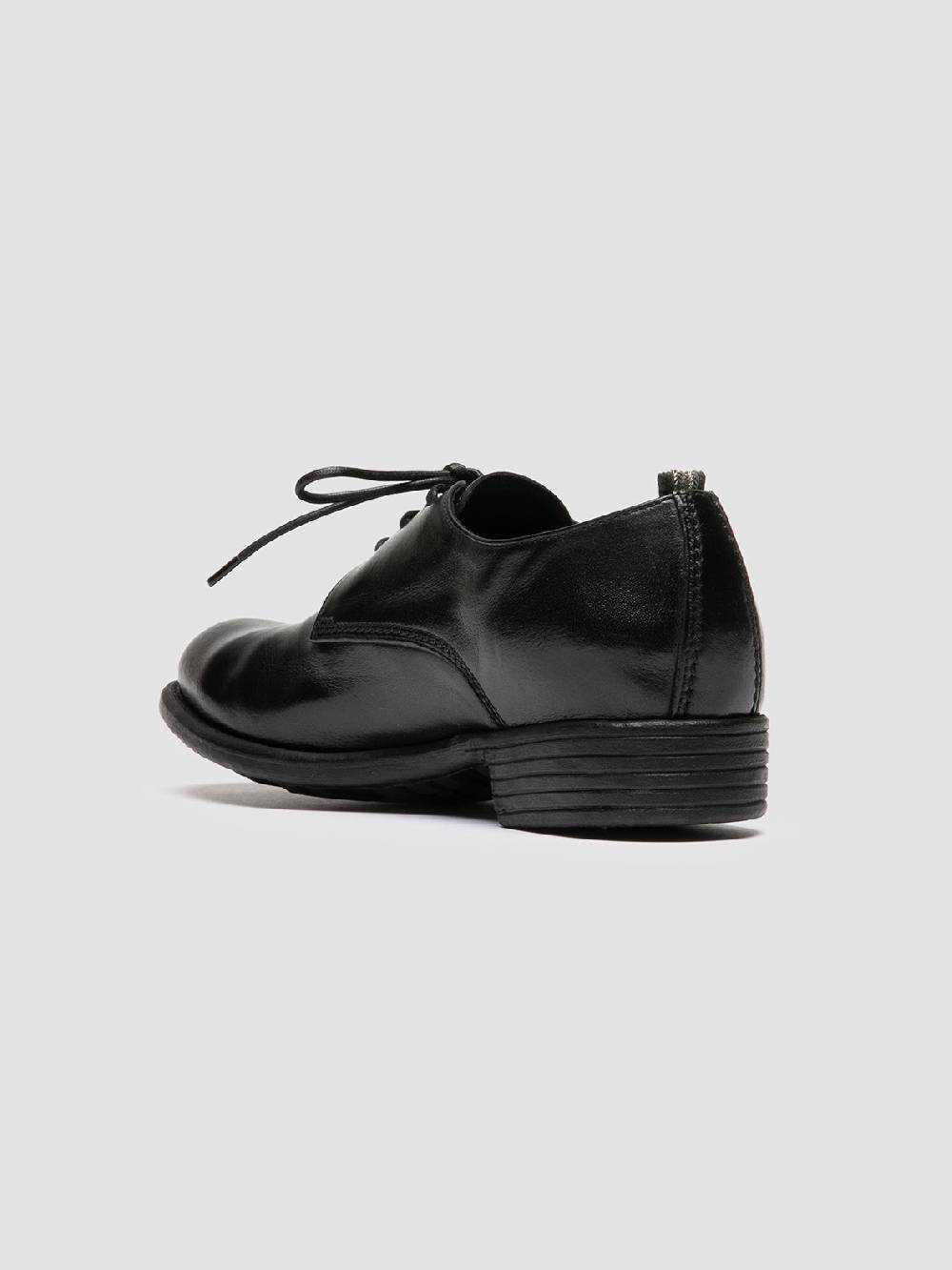Officine Creative CALIXTE 068 Derby in Pelle Nera Moda