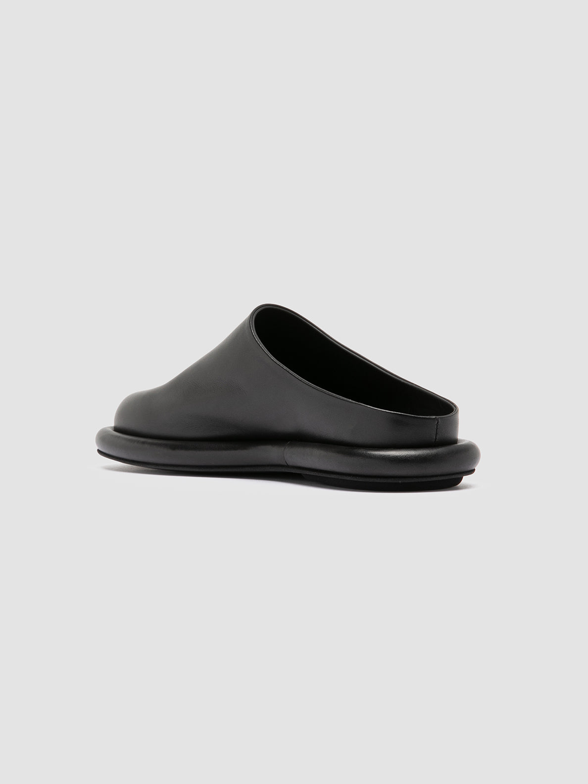 Officine Creative ESTENS 107 Sandali Sabot in Pelle Nera Italy