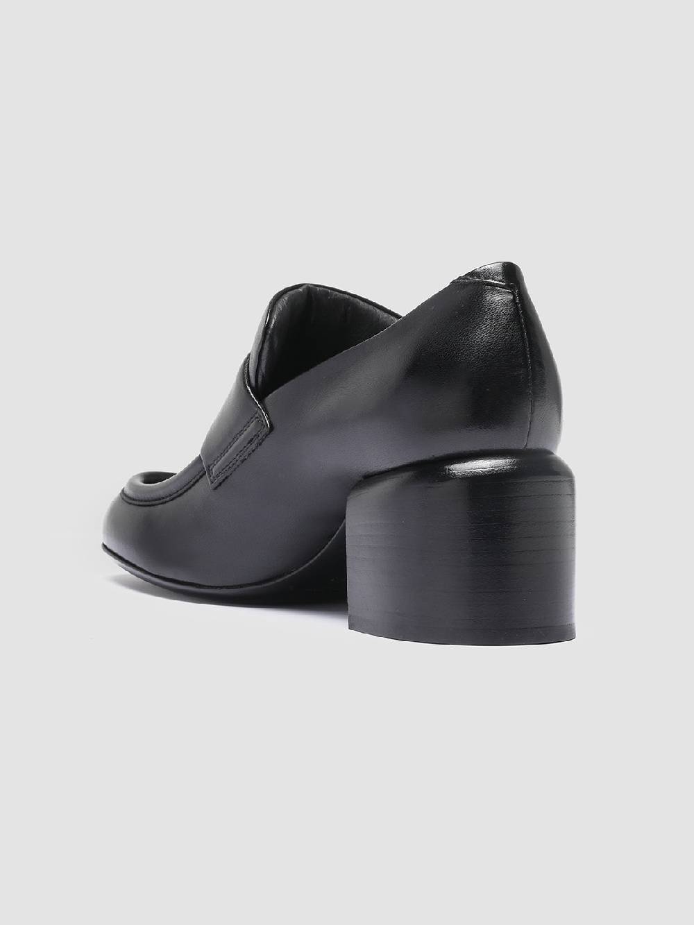 Officine Creative ETHEL 001 Mocassini Penny in Pelle Nera Italia