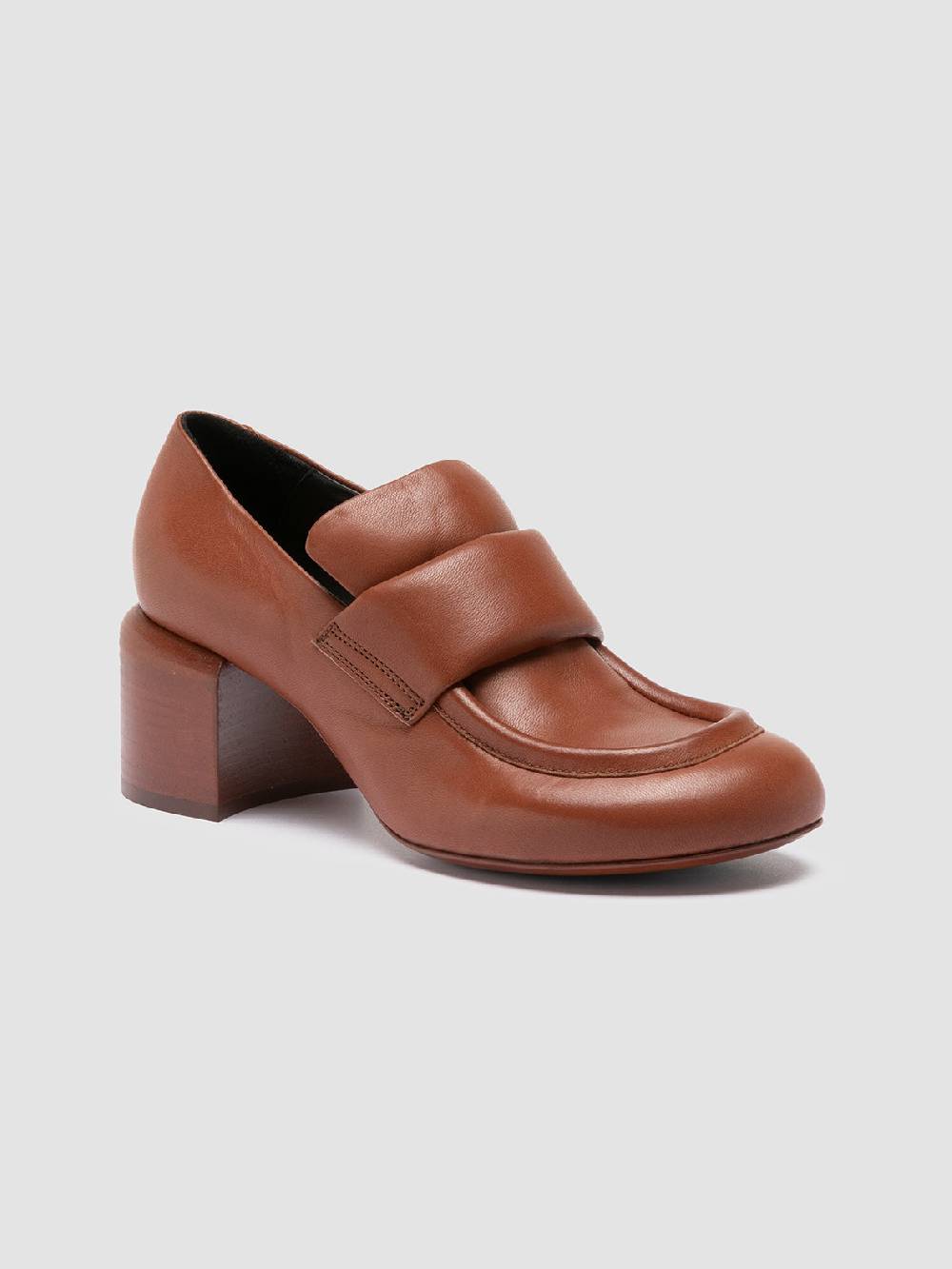Officine Creative ETHEL 001 Mocassini Penny in Pelle Marrone 2025
