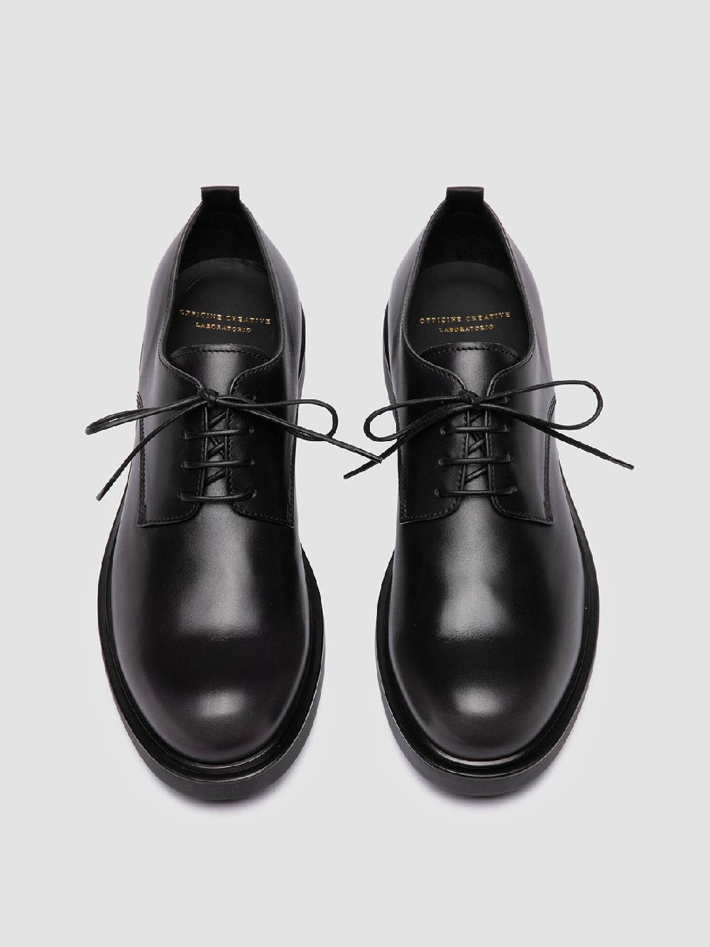 Officine Creative ENGINEER 004 Derby in Pelle Grigia Spedizione Gratuita