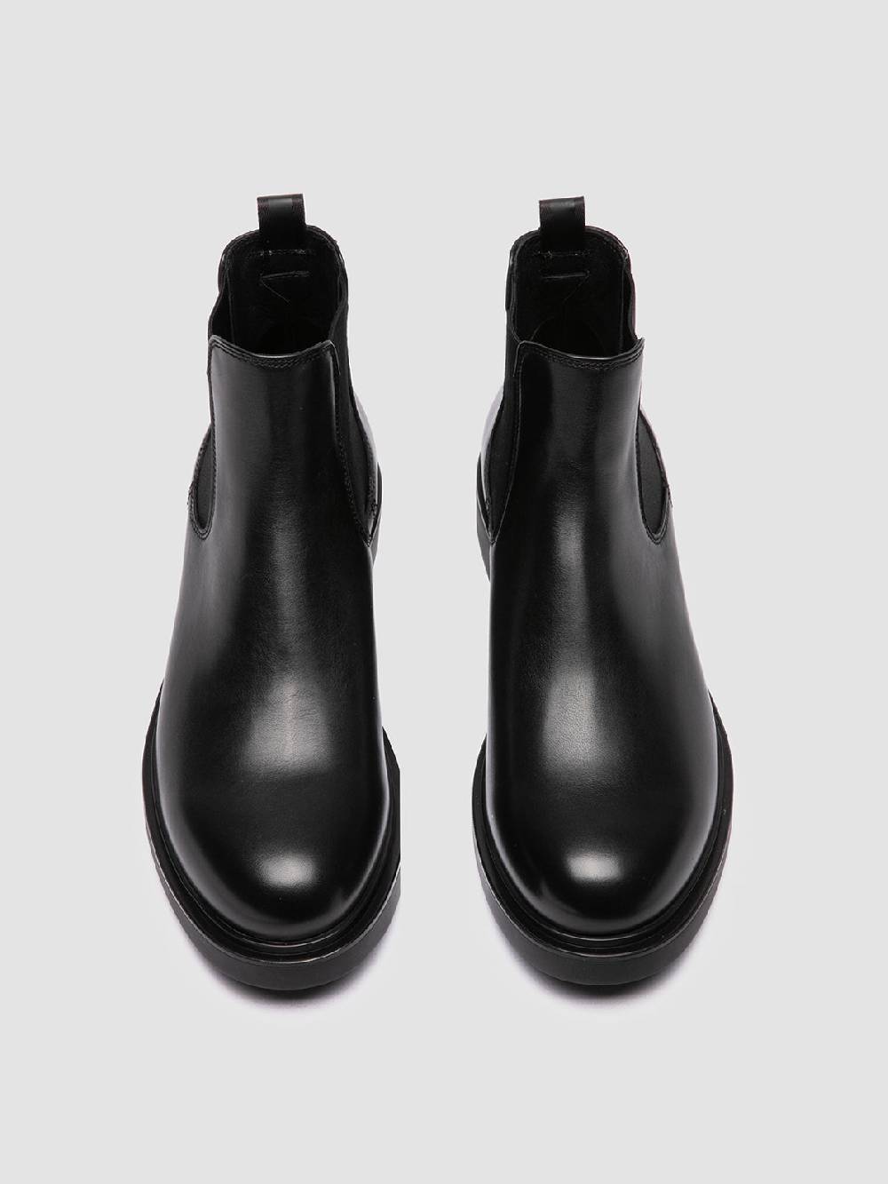Officine Creative ENGINEER 006 Stivaletti Chelsea in Pelle Nera Soddisfazione Garantita