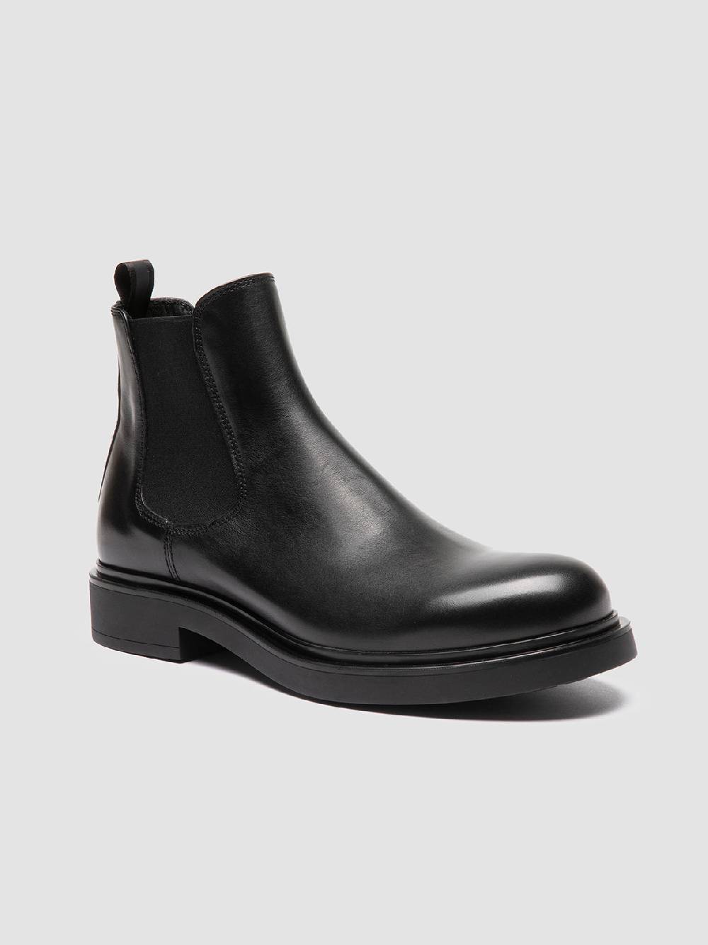 Officine Creative ENGINEER 006 Stivaletti Chelsea in Pelle Nera Soddisfazione Garantita