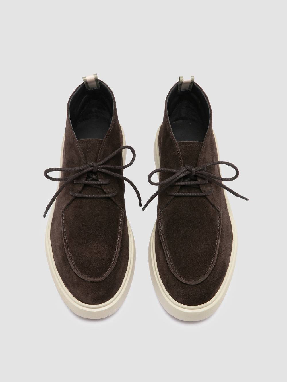Officine Creative FRAME 002 Stivali Chukka in Pelle Scamosciata Grigia Acquista Ora