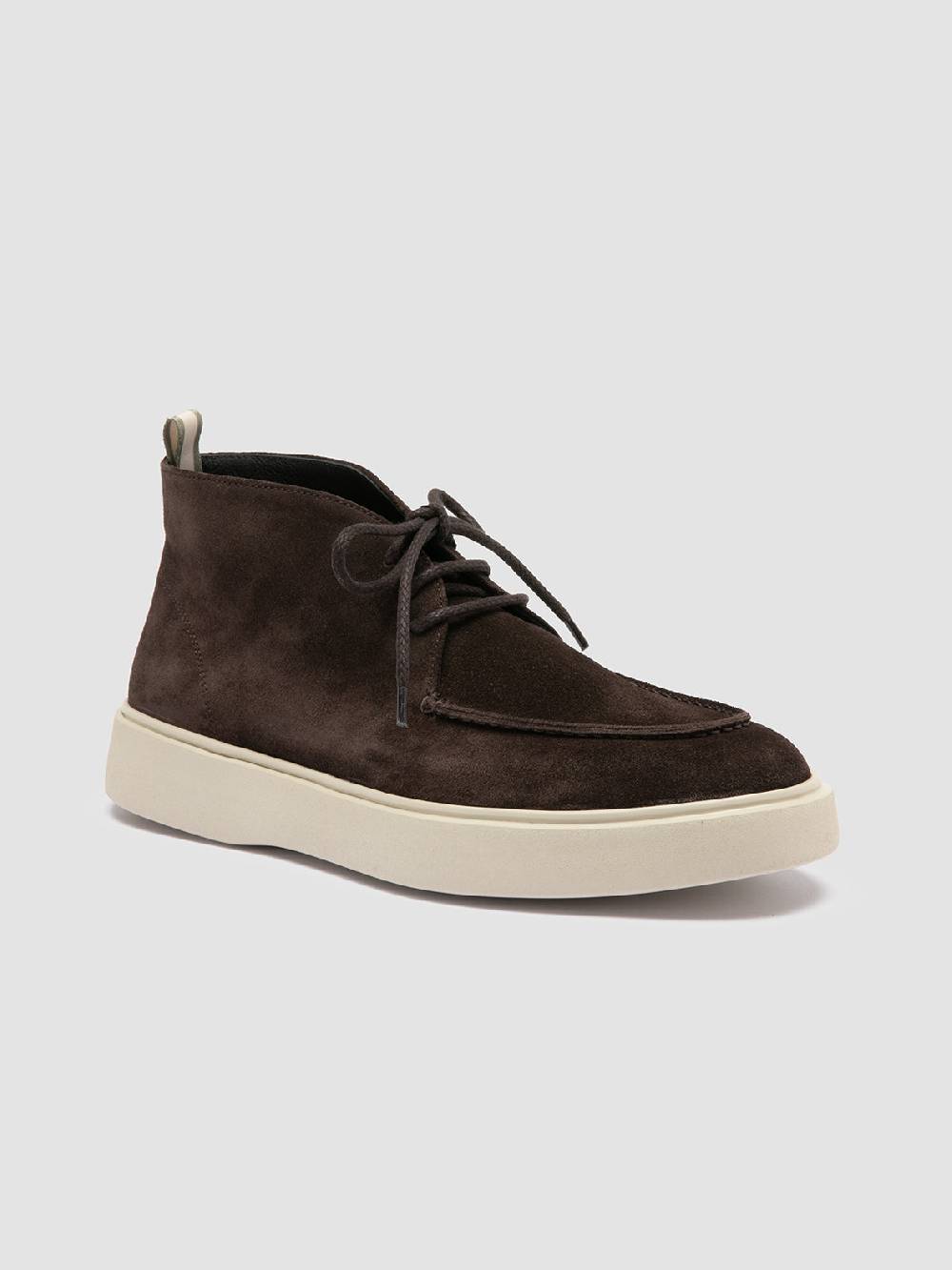 Officine Creative FRAME 002 Stivali Chukka in Pelle Scamosciata Grigia Acquista Ora