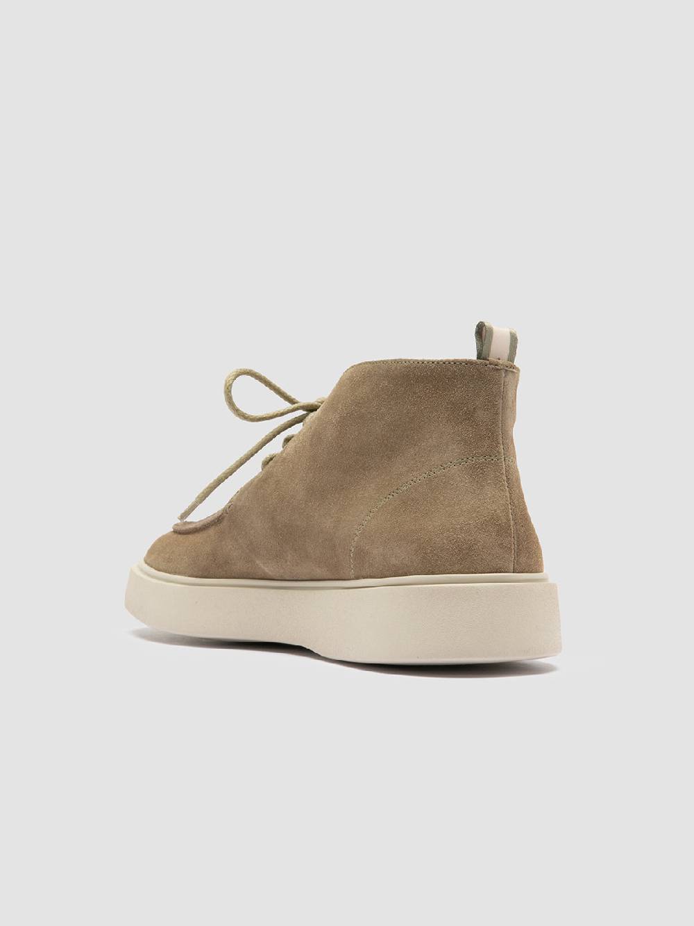 Officine Creative FRAME 002 Stivali Chukka in Pelle Scamosciata Tortora Consegna Veloce