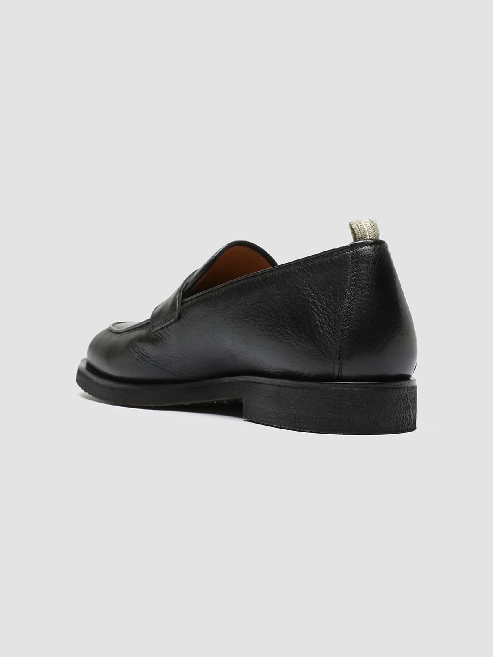 Officine Creative OPERA FLEXI 101 Mocassini Penny in Pelle Nera Shopping Online