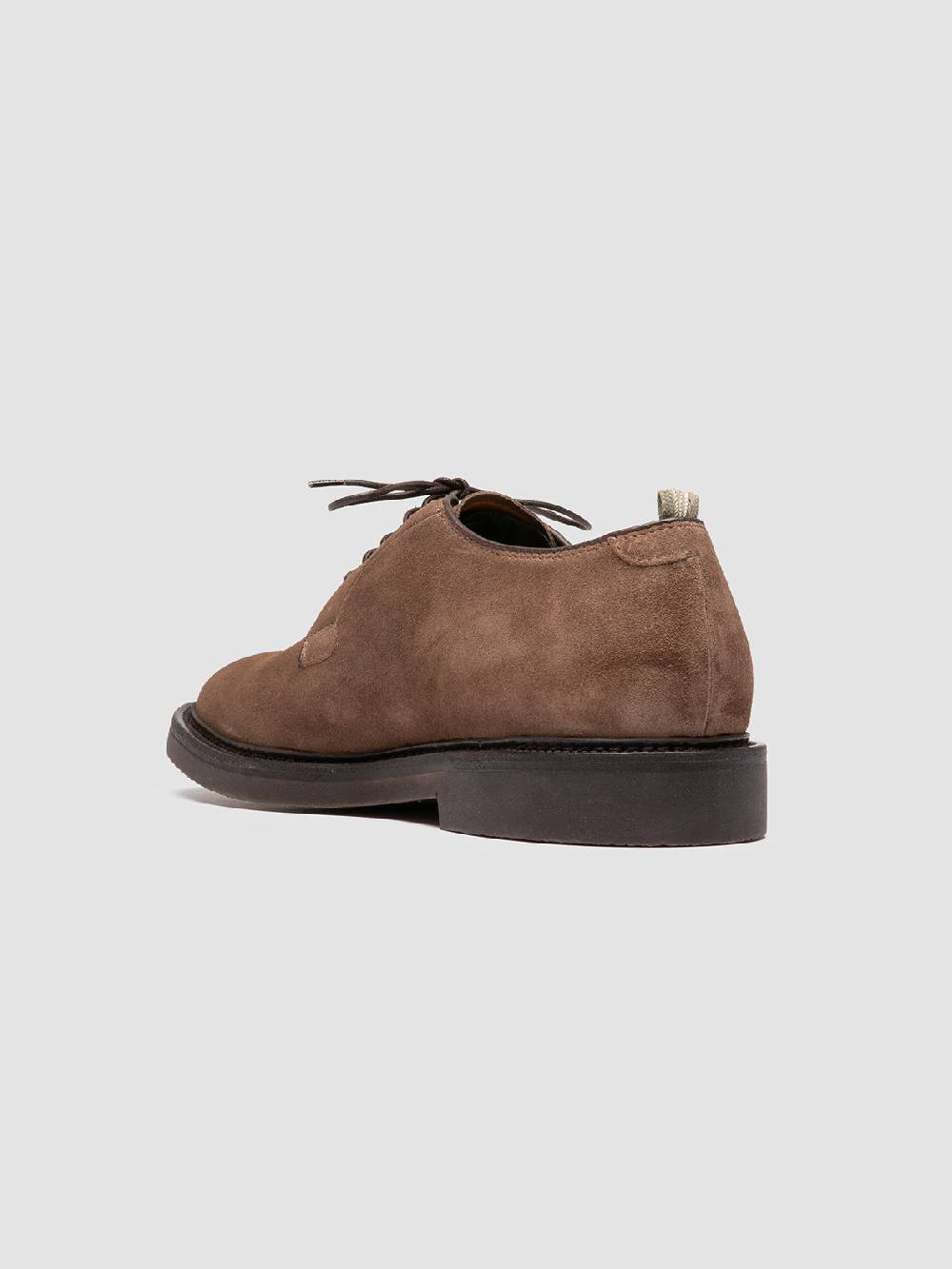 Officine Creative HOPKINS FLEXI 201 Derby in Pelle Scamosciata Tortora Prezzo basso
