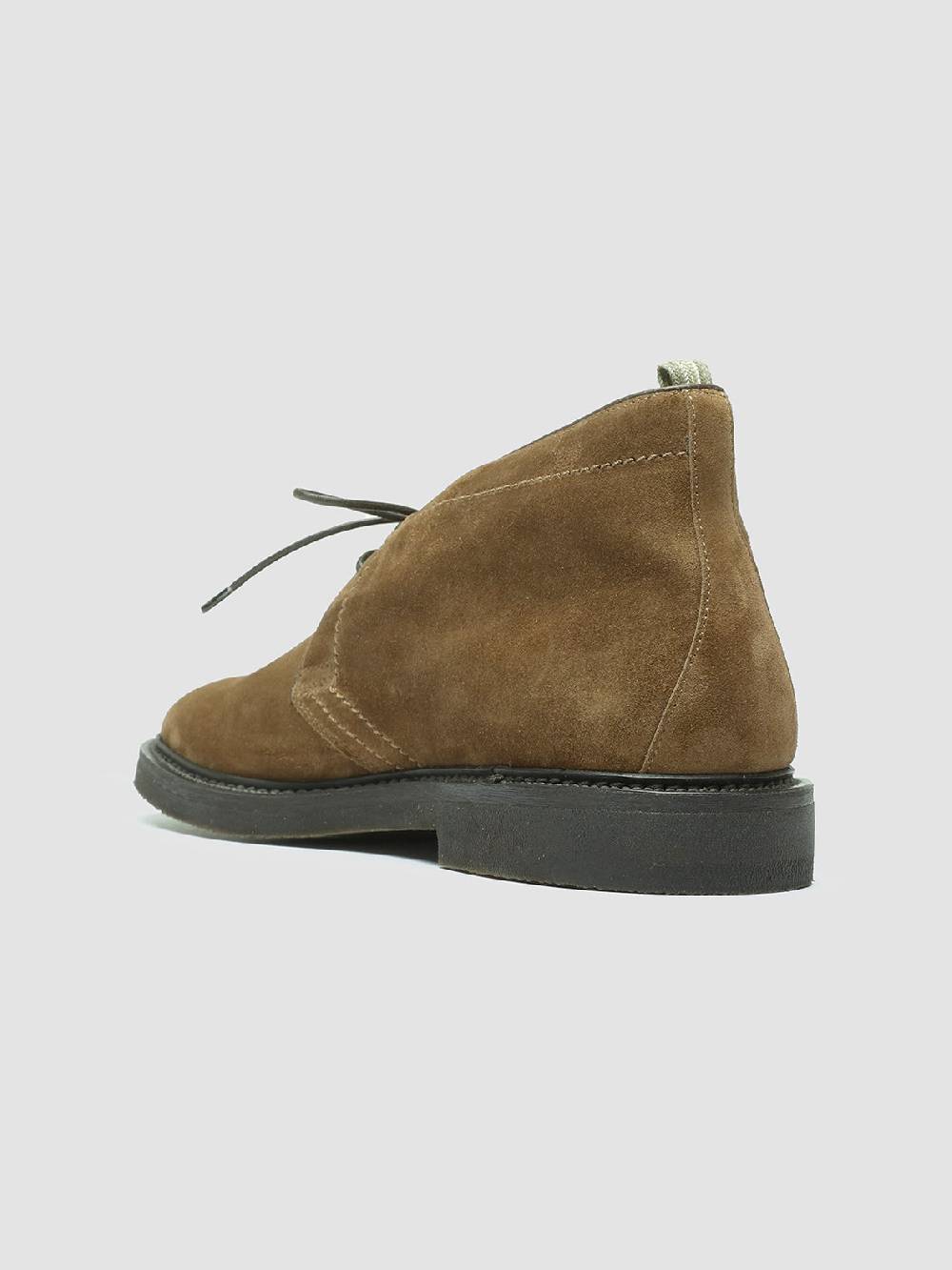 Officine Creative HOPKINS FLEXI 202 Stivali Chukka in Camoscio Marrone Presa